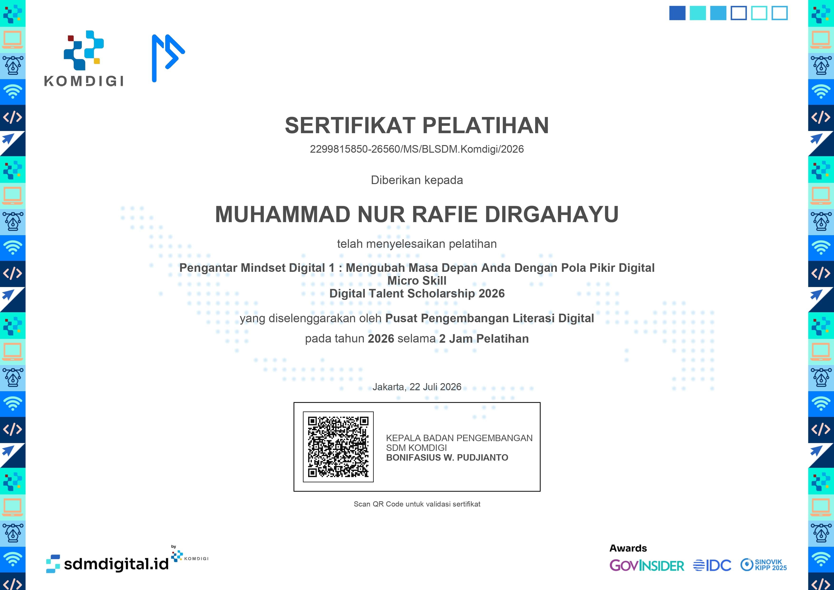 Mindset Digital (Micro Skill) Digital Talent Scholarship